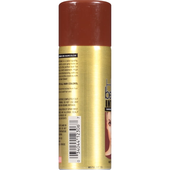 High Beams Temporary Spray On Hair Color Thickener, Brown, 2.7oz