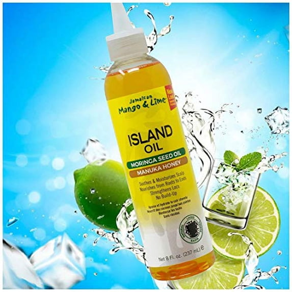 Jamaican Mango Lime "Island Oil, Scalp Oil" 8 oz.