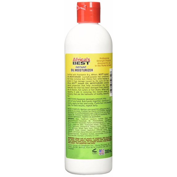 Africa's Best Instant Oil Moisturizer, 12oz