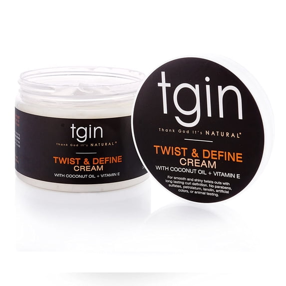 Tgin Twist & Define Cream With Coconut Oil Vitamin E 12oz, Pack of 3