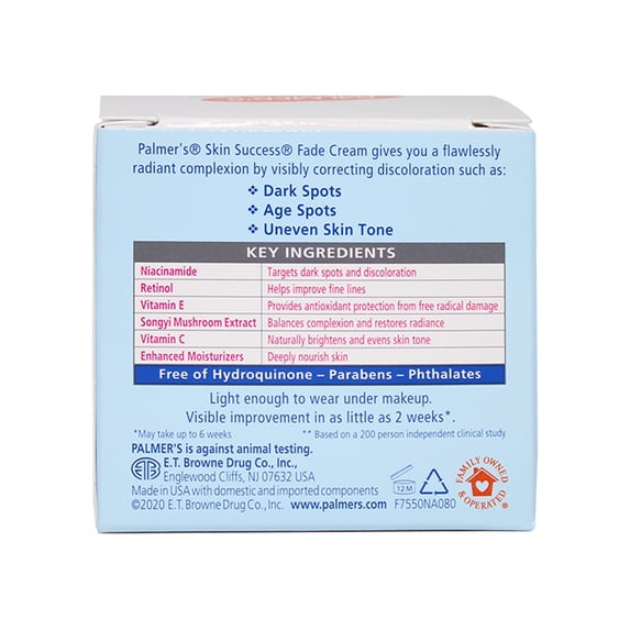 Skin Success Fade Cream For All Skin Types - 2.7oz
