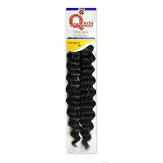 Human Hair Braids Que Milkyway Loose Deep Bulk 18"