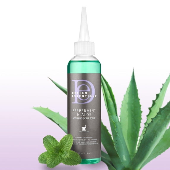 Design Essentials Peppermint & Aloe Soothing Scalp Tonic 4oz