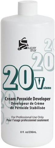 Super Star 20V Cream Peroxide Developer Hair Color 8oz