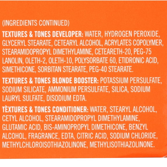 Clairol Textures & Tones Hair Dye Ammonia-Free Permanent Hair Color Creme, 1B Silken Black, 1 Application