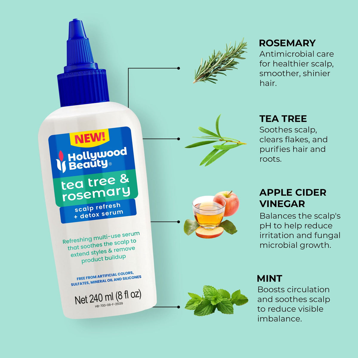Hollywood Beauty Rosemary & Tea Tree Scalp Refresh