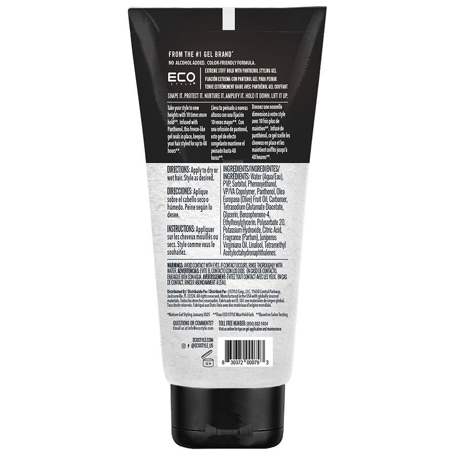 Eco Style Professional Styling Gel Extreme Stiff Hold