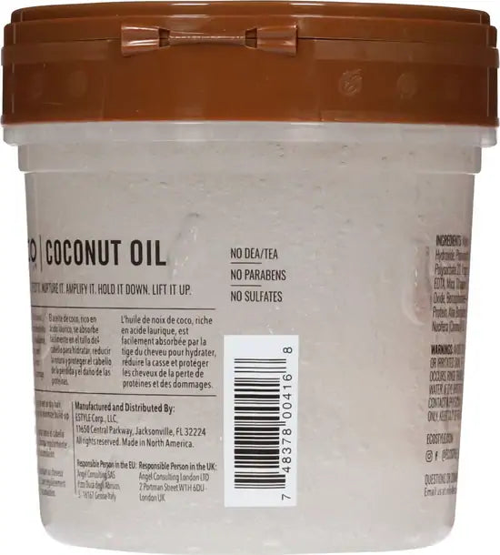 Eco Style Professional Styling Gel Coconut Oil Max Oil