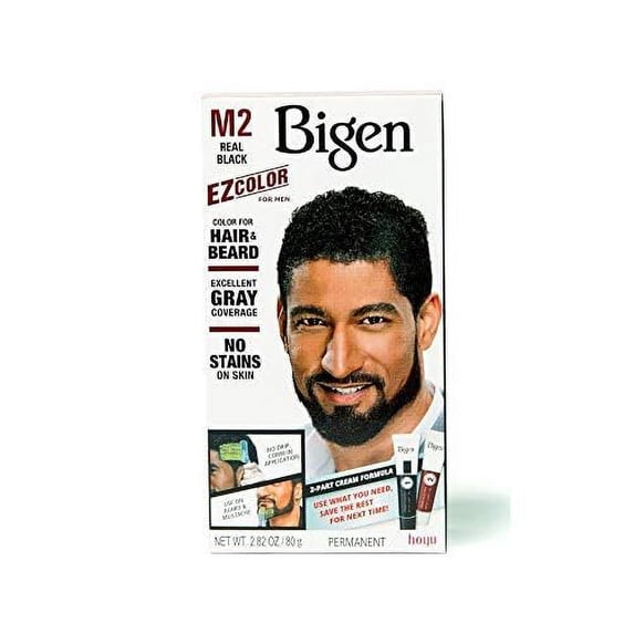 Bigen Ez Color For Men, M2 Real Black Easy Comb In Applicator, 1 Ea