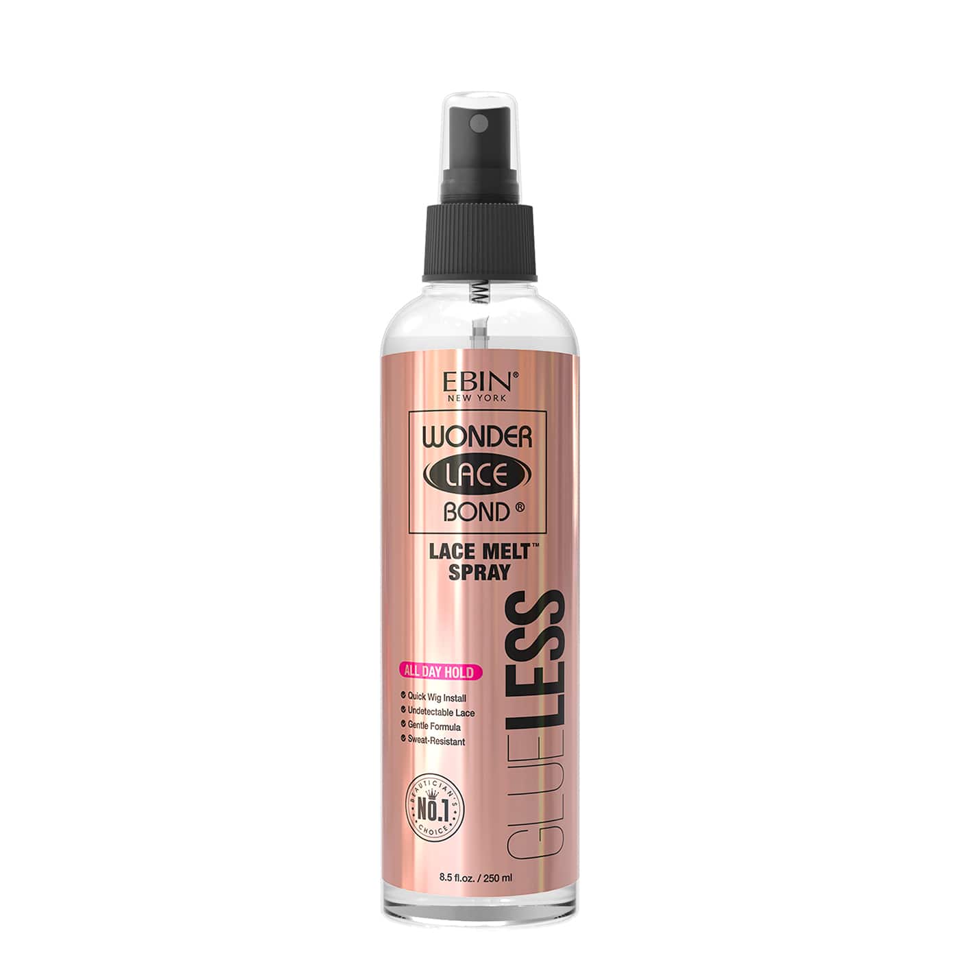 Wonder Lace Bond GLUELESS - Lace Melt Spray: 8.5oz (250ml)