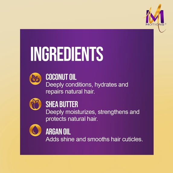 Motions Nourish & Restore Hair & Scalp Daily Moisturizing Hairdressing 6oz
