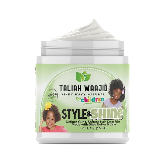 Taliah Waajid Kinky, Wavy, Natural Herbal Style & Shine for Natural Kids Hair 6 oz