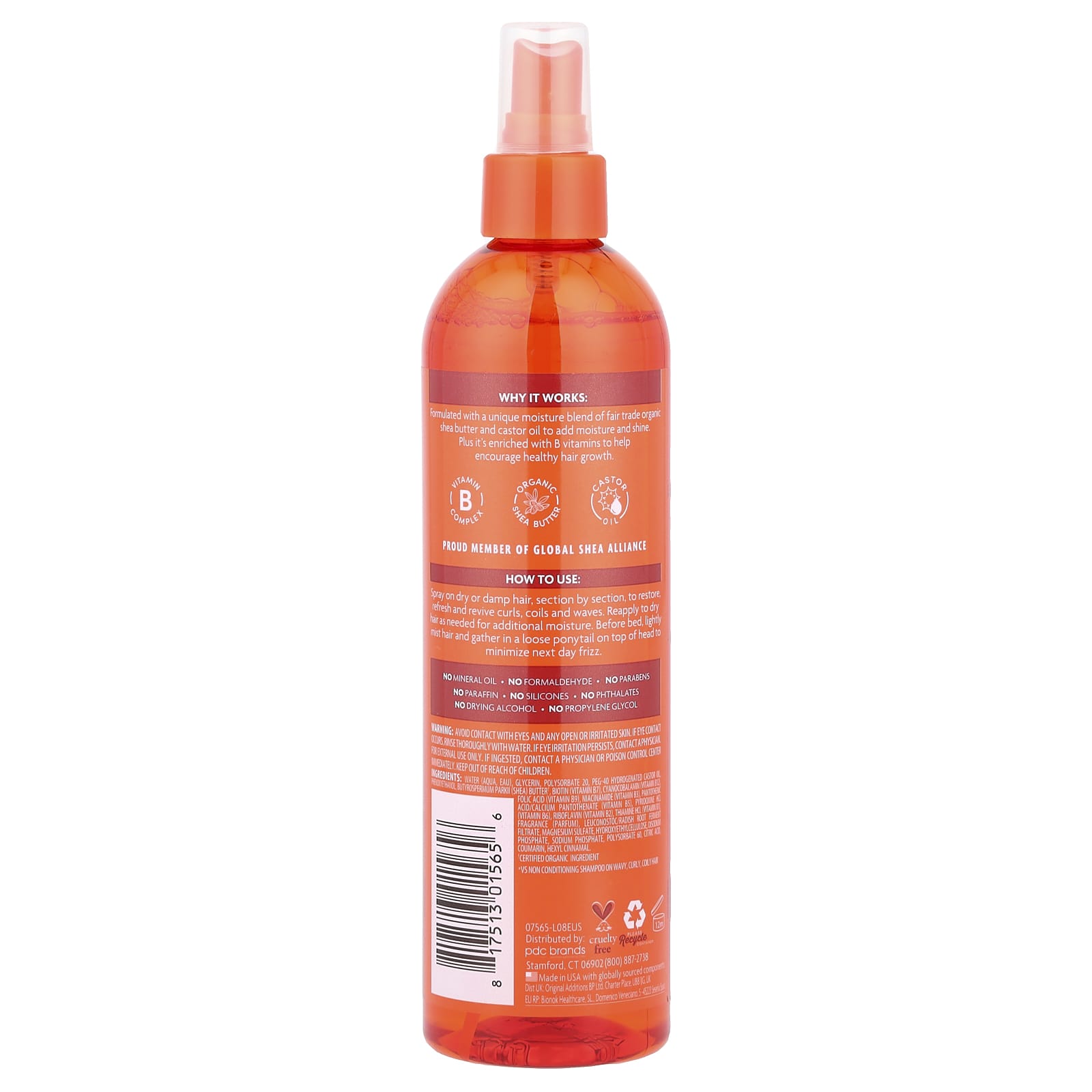 Cantu Shea Butter Comeback Curl Next Day Curl Revitalized