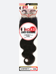 4X5 HD Swiss Lace Closure Body Wave
