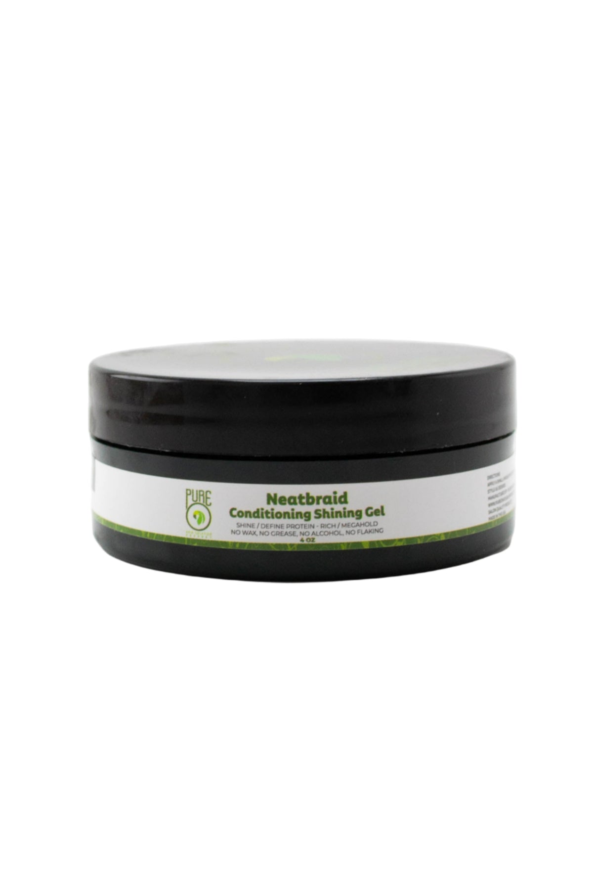 PureO Natural Neatbraid Conditioning Shining Hair Gel - 4oz