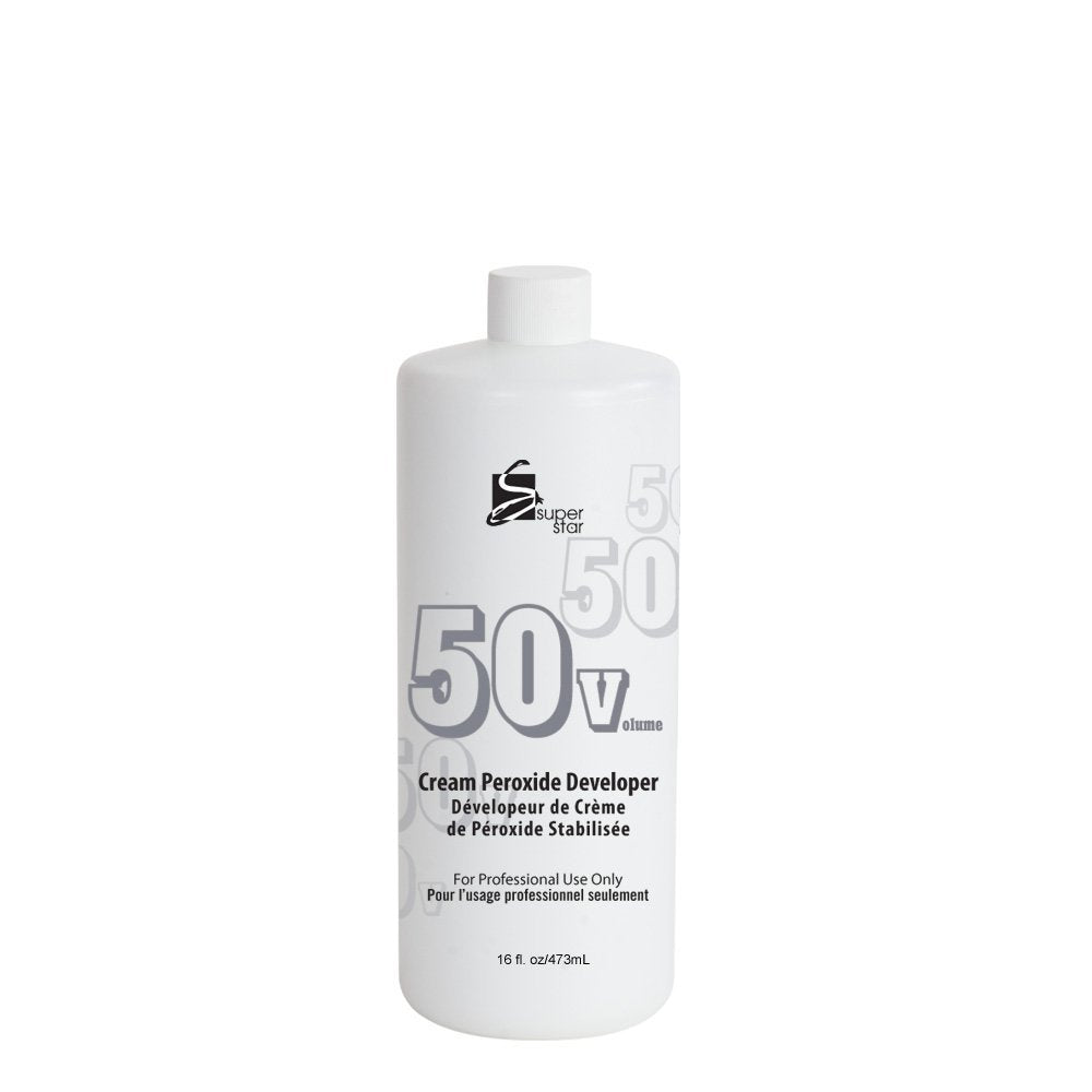 Super Star 50V Cream Peroxide Developer Hair Color 16oz
