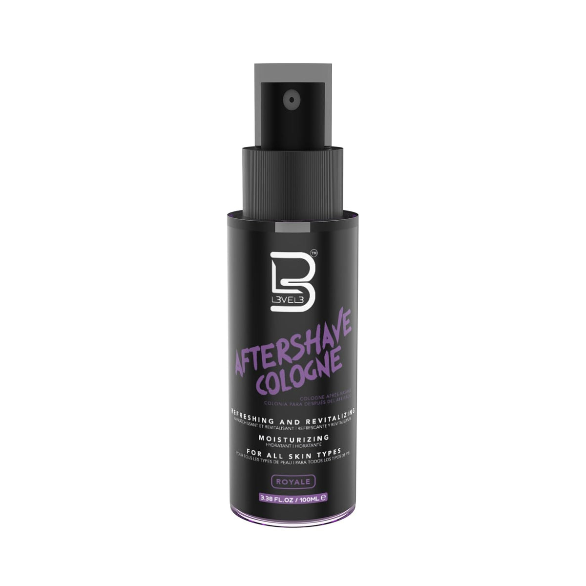 L3 Level 3 After Shave Spray Cologne for Men, Royale, 3.38oz