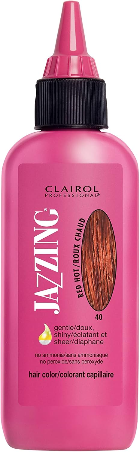 Clairol Professional Jazzing Temporary Hair Color, #40 Red Hot, 3 Oz