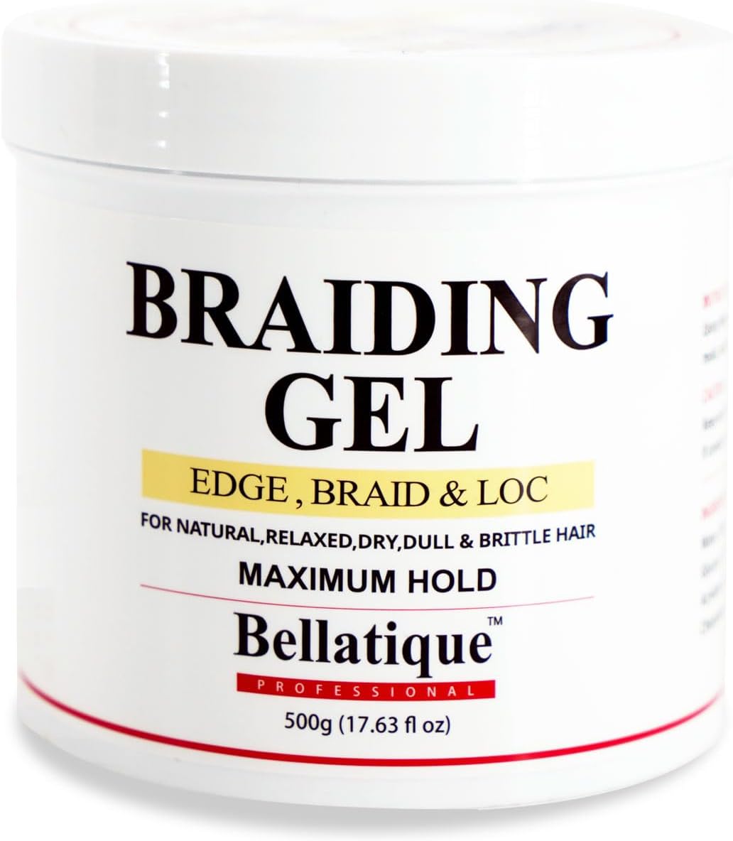 BELLATIQUE Professional Braiding Gel Maximum Hold Gel 17.63oz