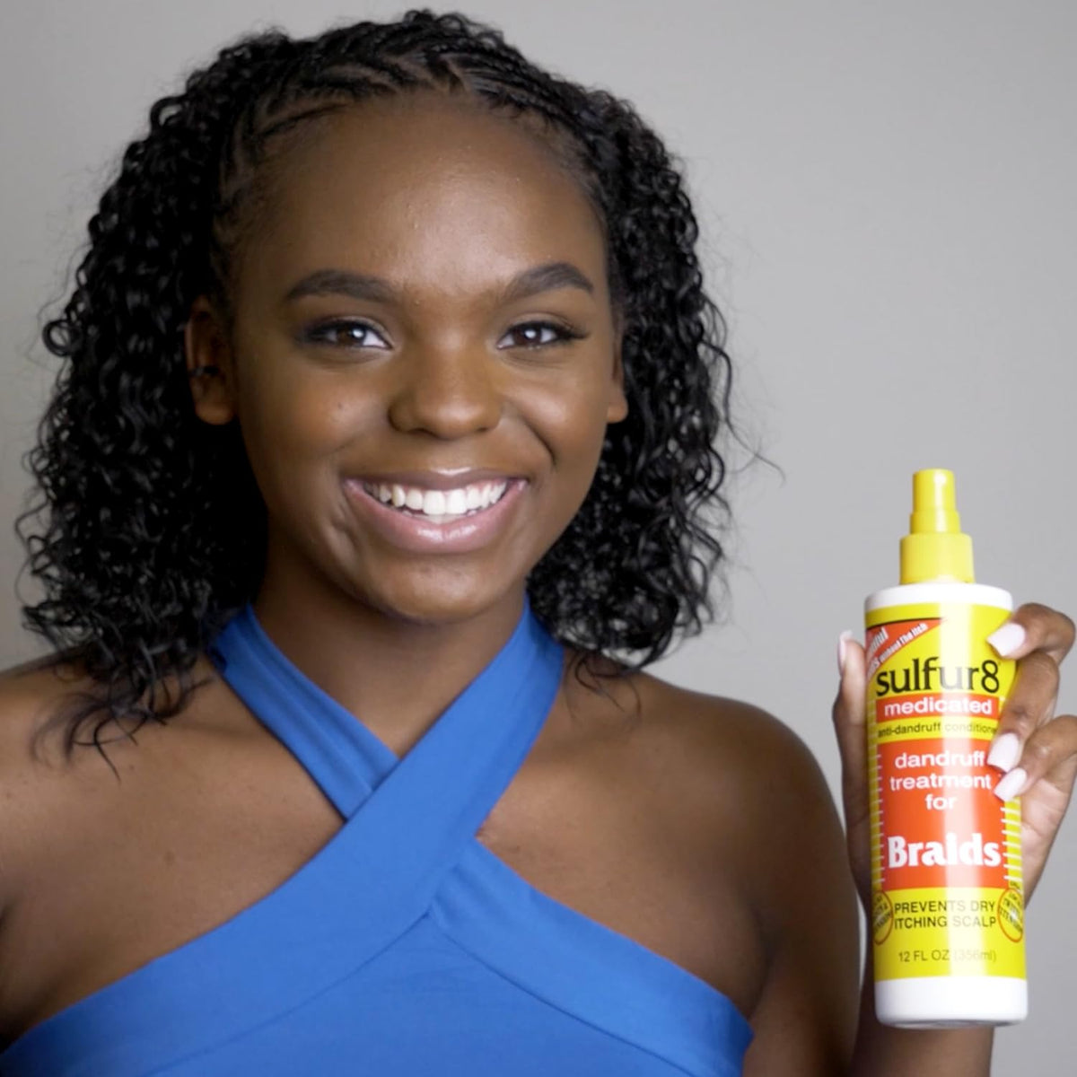Sulfur8 Dandruff Treatment For Braids 12 oz. Spray by Sulfur 8