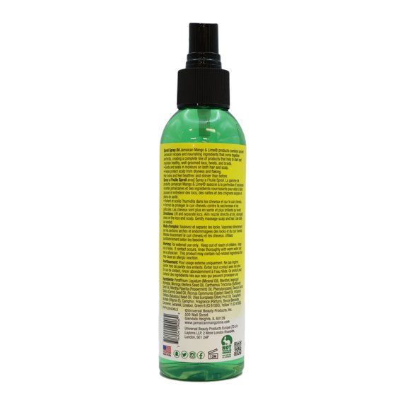 Jamaican Mango Lime Sproil Spray, Scalp Oil, 6 Oz.