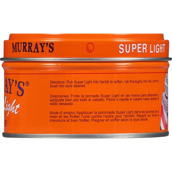 Murray's Super Light Hair Dressing and Pomade for Control, Style and Shine, 3oz