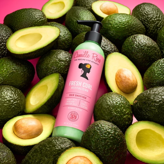 Camile Rose Fresh Curl Revitalizing Hair Smoother with Avocado Oil & Castor Oil, 8oz