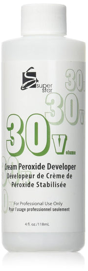 Super Star 30V Cream Peroxide Developer Hair Color 4oz
