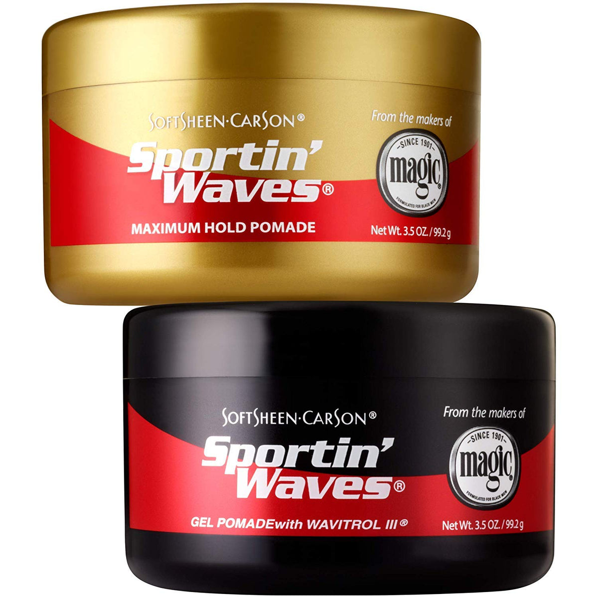 Softsheen Carson Sportin' Waves Maximum Hold Pomade, 2oz