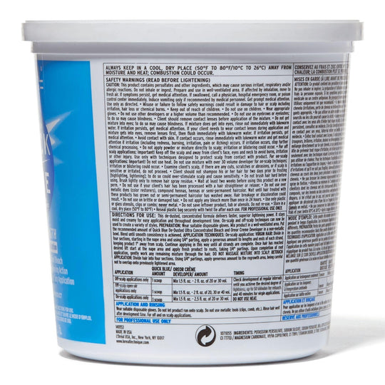 L'Oreal Quick Blue Extra Strength De-Dusted Ultra Concentrated Powder Bleach 1lb