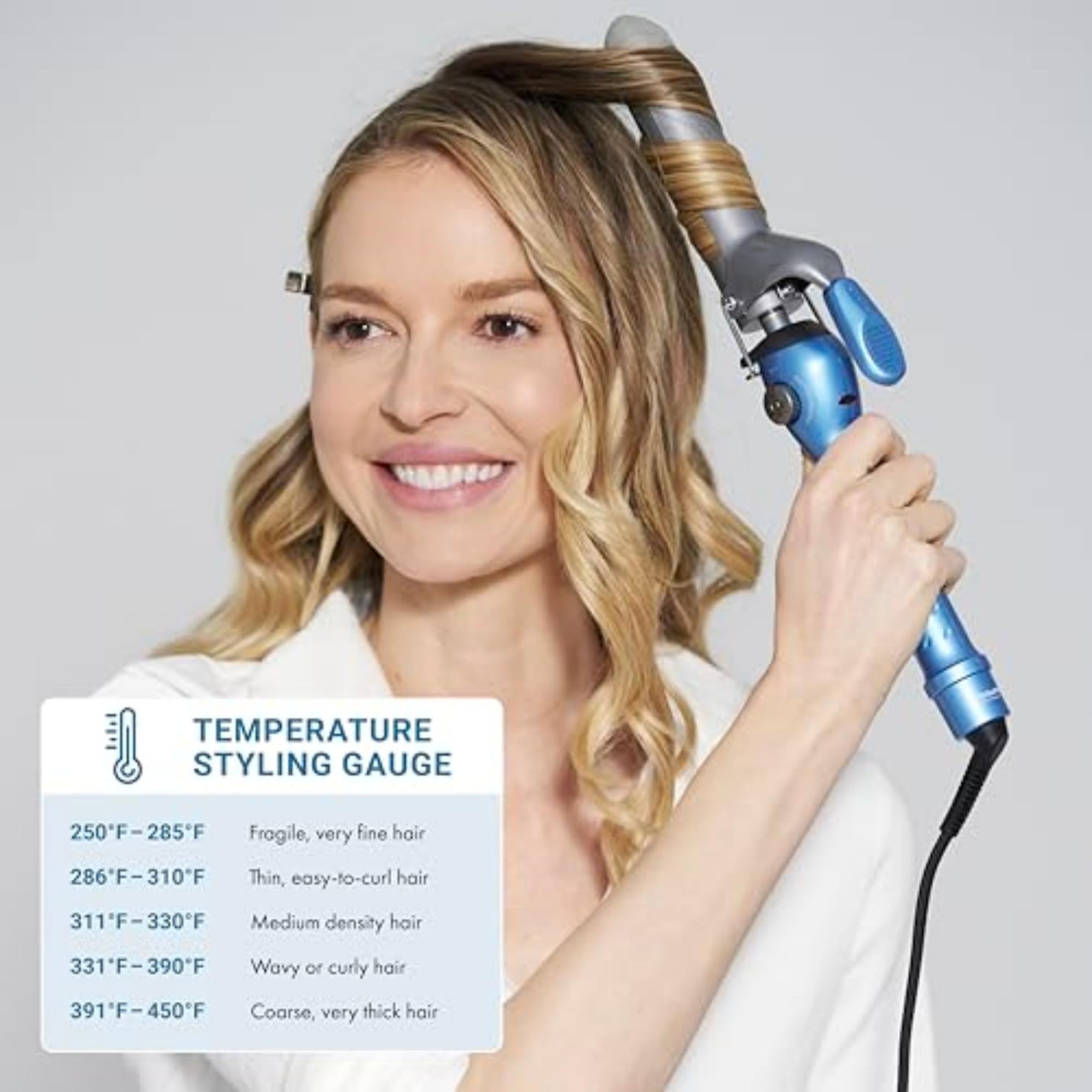 BaBylissPRO Nano Titanium 1" Spring Curling Iron