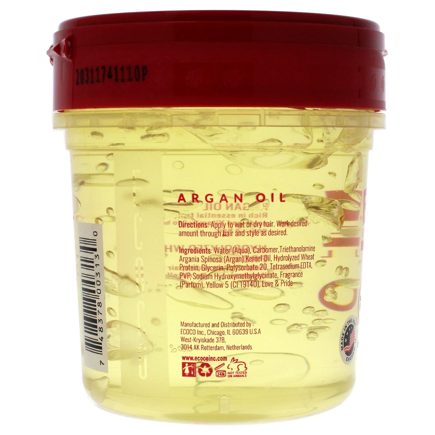 Eco Style Professional Styling Gel Argan Oil