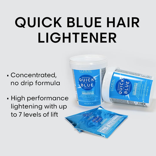 L'Oreal Quick Blue Extra Strength De-Dusted Ultra Concentrated Powder Bleach 1lb