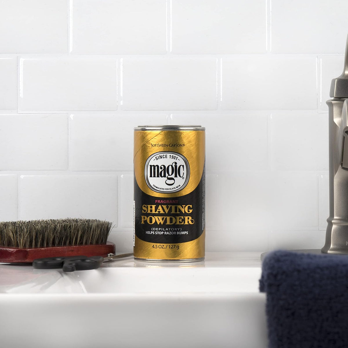Magic Shaving Powder Gold Regular Strength, 4.5oz
