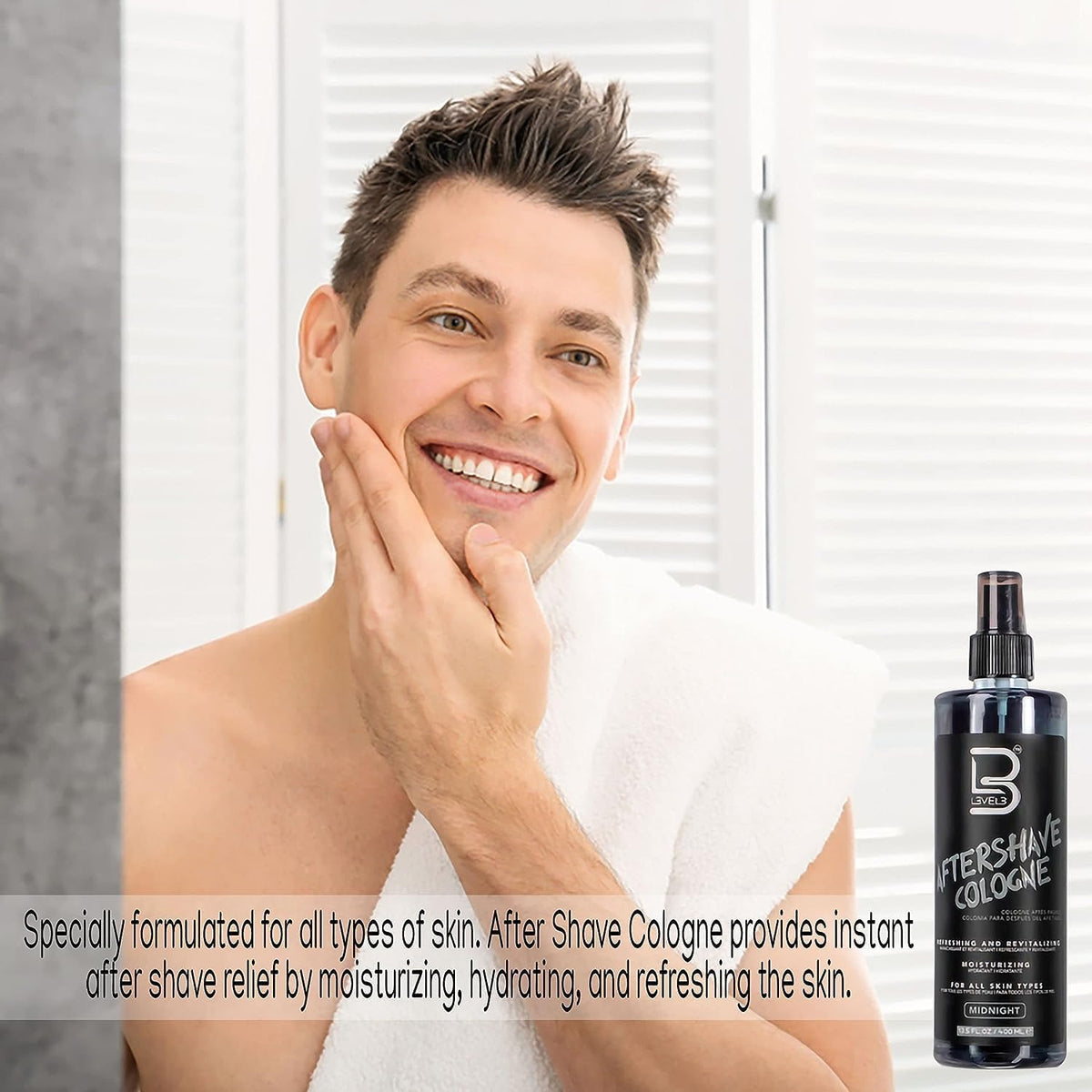 L3 Level 3 After Shave Spray Cologne for Men, Royale, 3.38oz