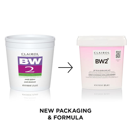 Clairol Professional BW2+ Dedusted Extra Strength Powder Lightener 8 oz