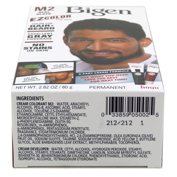 Bigen Ez Color For Men, M2 Real Black Easy Comb In Applicator, 1 Ea