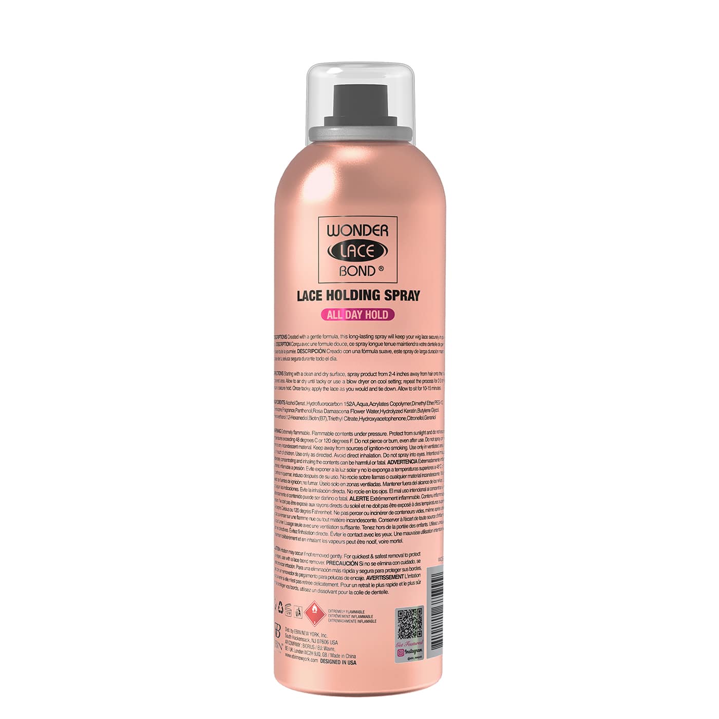 Wonder Lace Bond GLUELESS - Lace Holding Spray: 6.08oz (180ml)