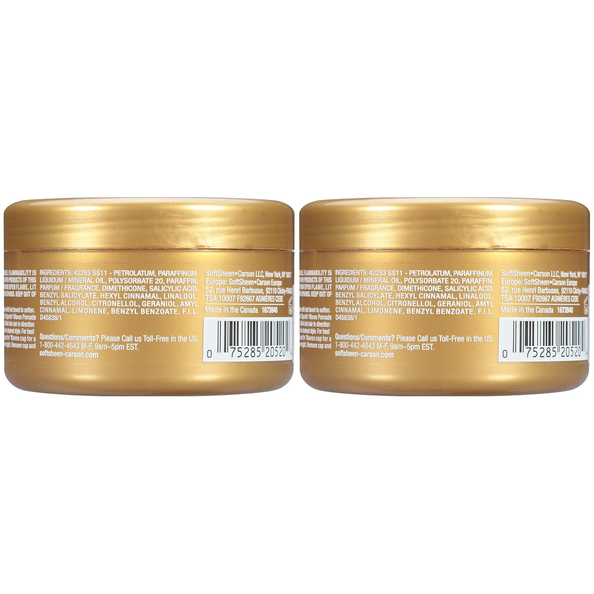 Softsheen Carson Sportin' Waves Maximum Hold Pomade, 2oz