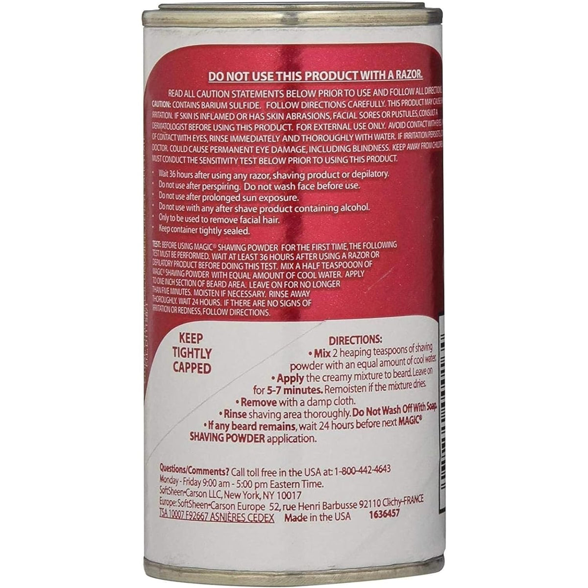 Magic Shaving Powder, Extra Strength by Soft Sheen Carson for Men, 5 oz