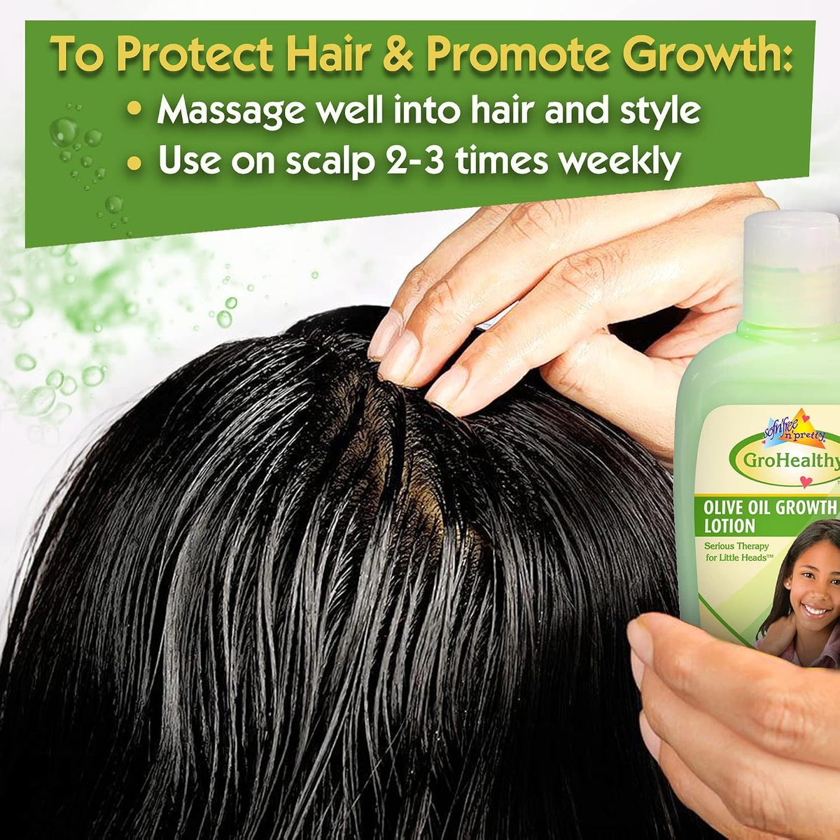 Hair Growth Lotion with Olive Oil Repairs 8.8oz