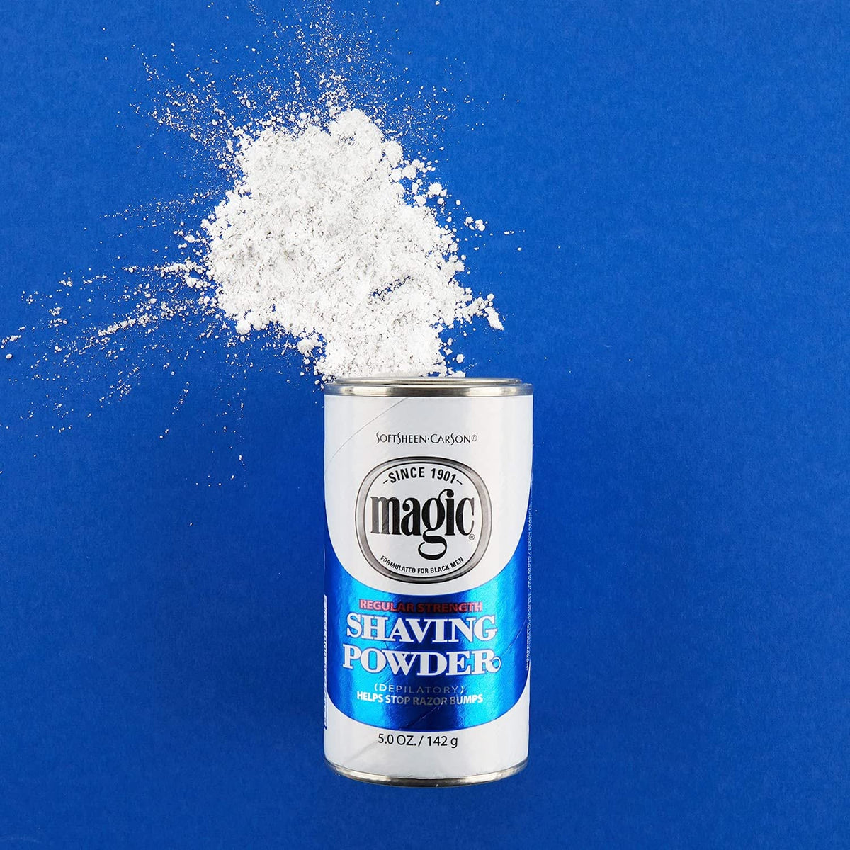 Magic Shaving Powder Blue Regular Strength, 5oz