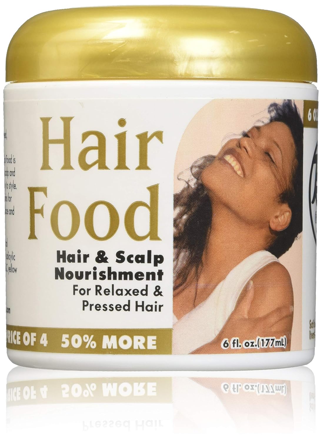 Bronner Brothers BB Food and Scalp Nourishment for Relaxed & Pressed Hair, 6oz