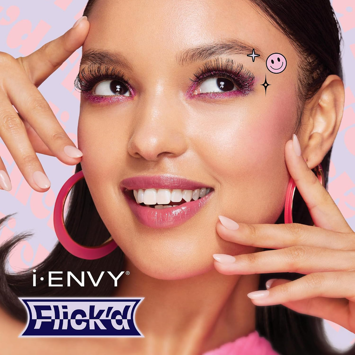 i-ENVY False Lashes Flick'd D-Curl Strip Lashes Volume - IFK01
