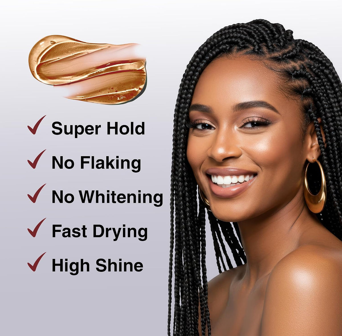 BELLATIQUE Professional Braiding Gel Maximum Hold Gel 17.63oz