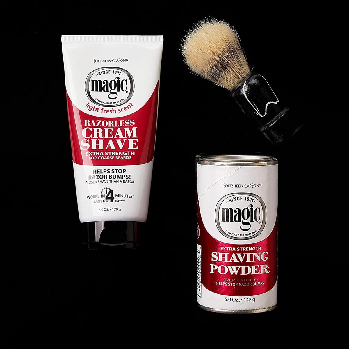 Magic Shaving Powder, Extra Strength by Soft Sheen Carson for Men, 5 oz