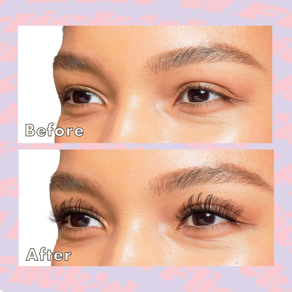 i-ENVY False Lashes Flick'd D-Curl Strip Lashes Volume - IFK01