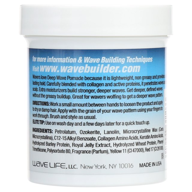 WaveBuilder Deep Wave Wave Forming Pomade, 3oz