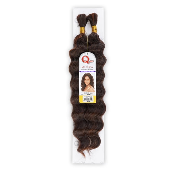Human Hair Braids Que Milkyway Loose Deep Bulk 18"