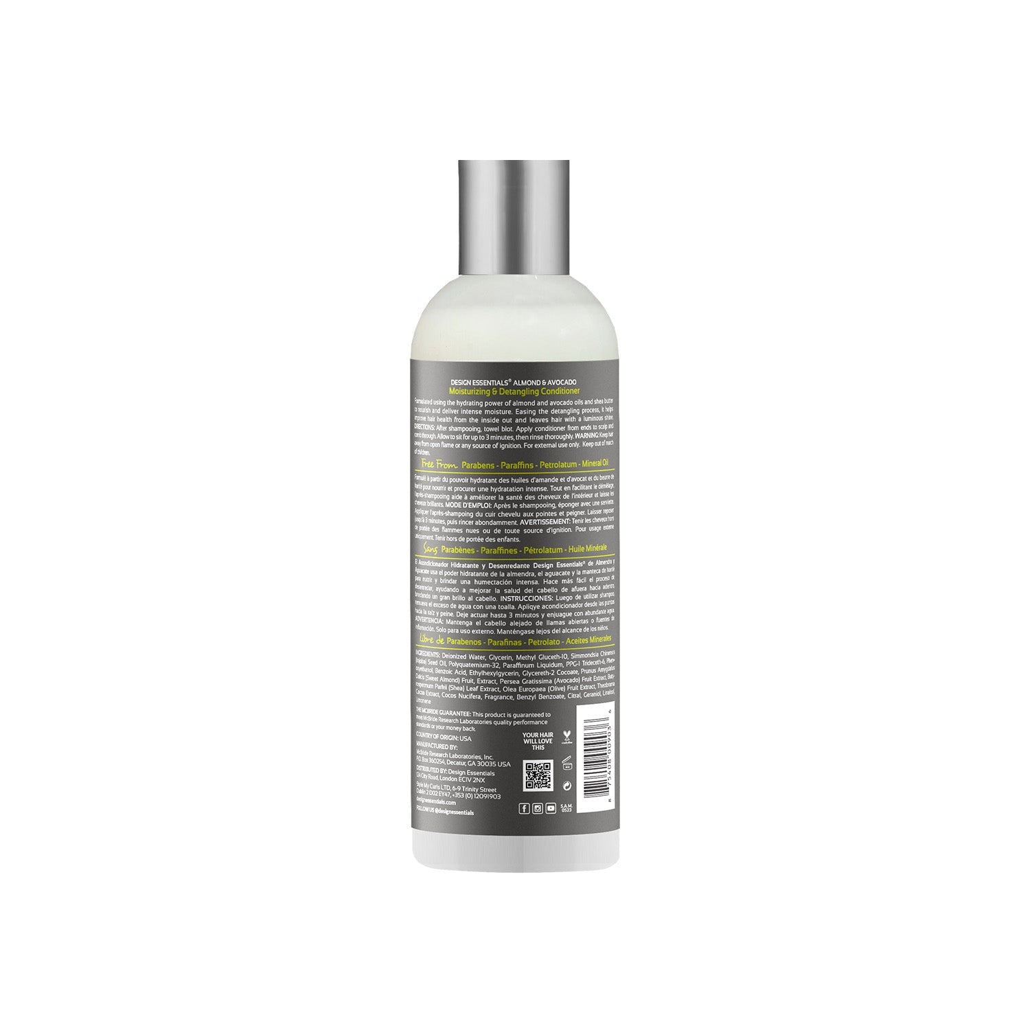 Design Essentials Almond & Avocado Moisturizing & Detangling Conditioner - 12fl oz